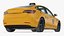 3D Tesla Model 3 Taxi model