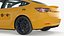 3D Tesla Model 3 Taxi model