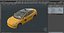 3D Tesla Model 3 Taxi model