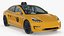 3D Tesla Model 3 Taxi model