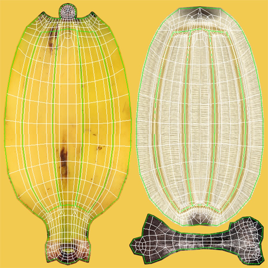 3D model yellow banana peel https://p.turbosquid.com/ts-thumb/gD/YsTg9x/5qRLMHsN/14peelandflower_diffusebodyunwrap/png/1584622752/1920x1080/fit_q87/0e753ac755cabeb1bf9c89e6c89146ea30b33955/14peelandflower_diffusebodyunwrap.jpg