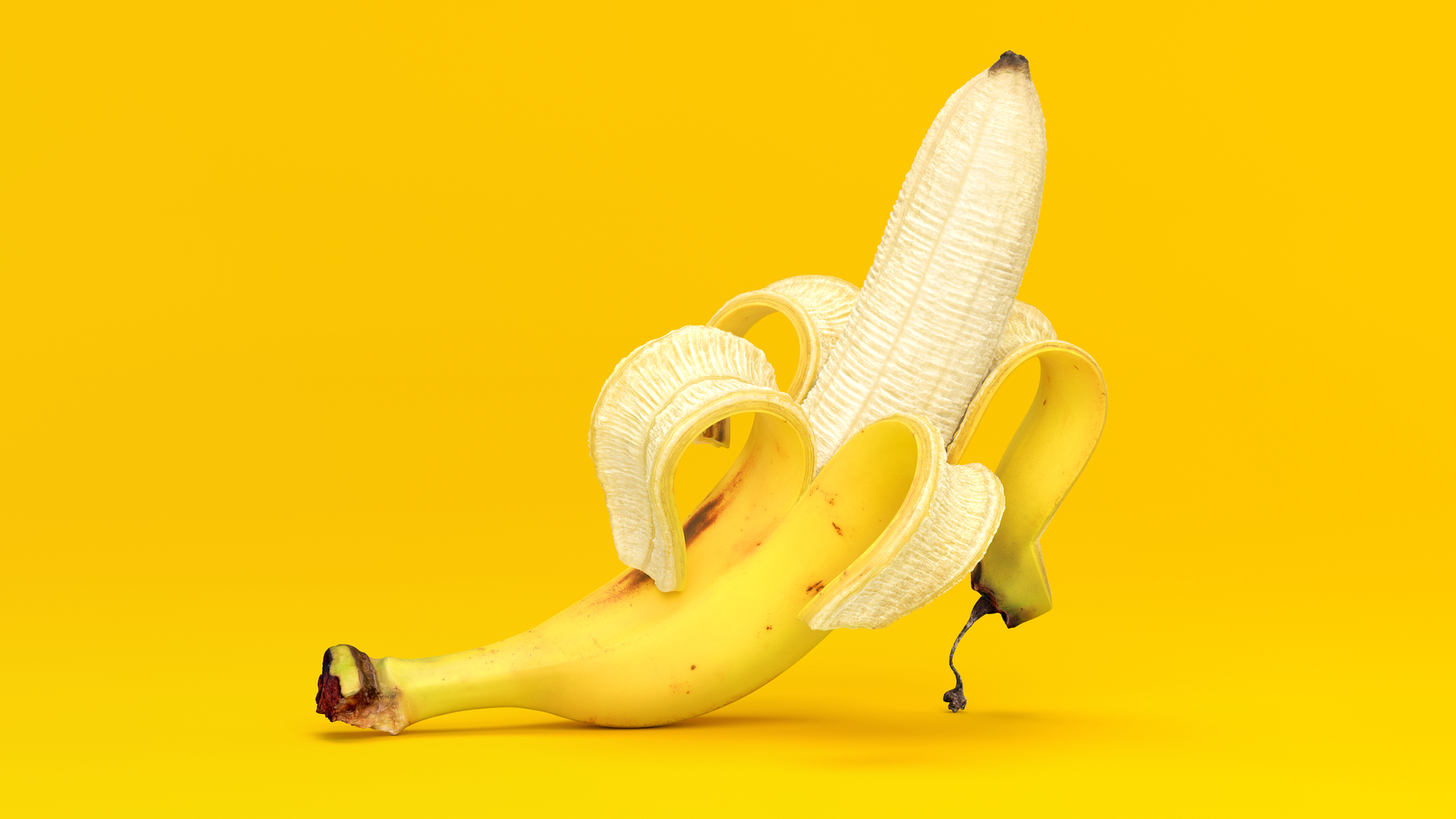 Banana Descascada Modelo 3D - TurboSquid 1525749