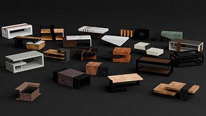 Modern Table Pack 3D