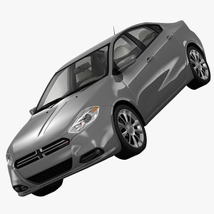 dodge dart rallye sedan 3d max