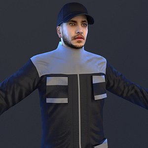 3D model mechanic man