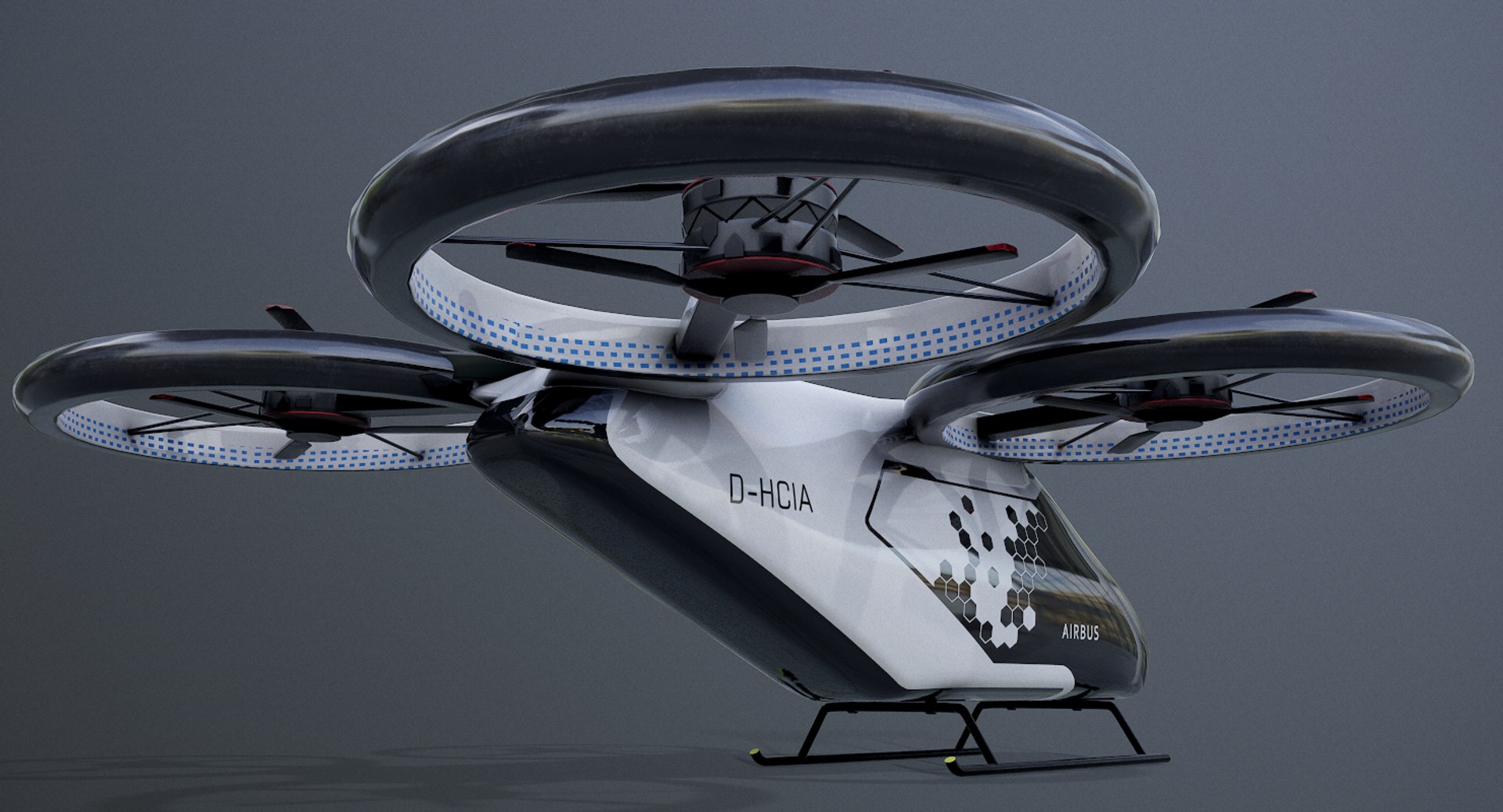 Airbus Flying Taxi Model - TurboSquid 1394573