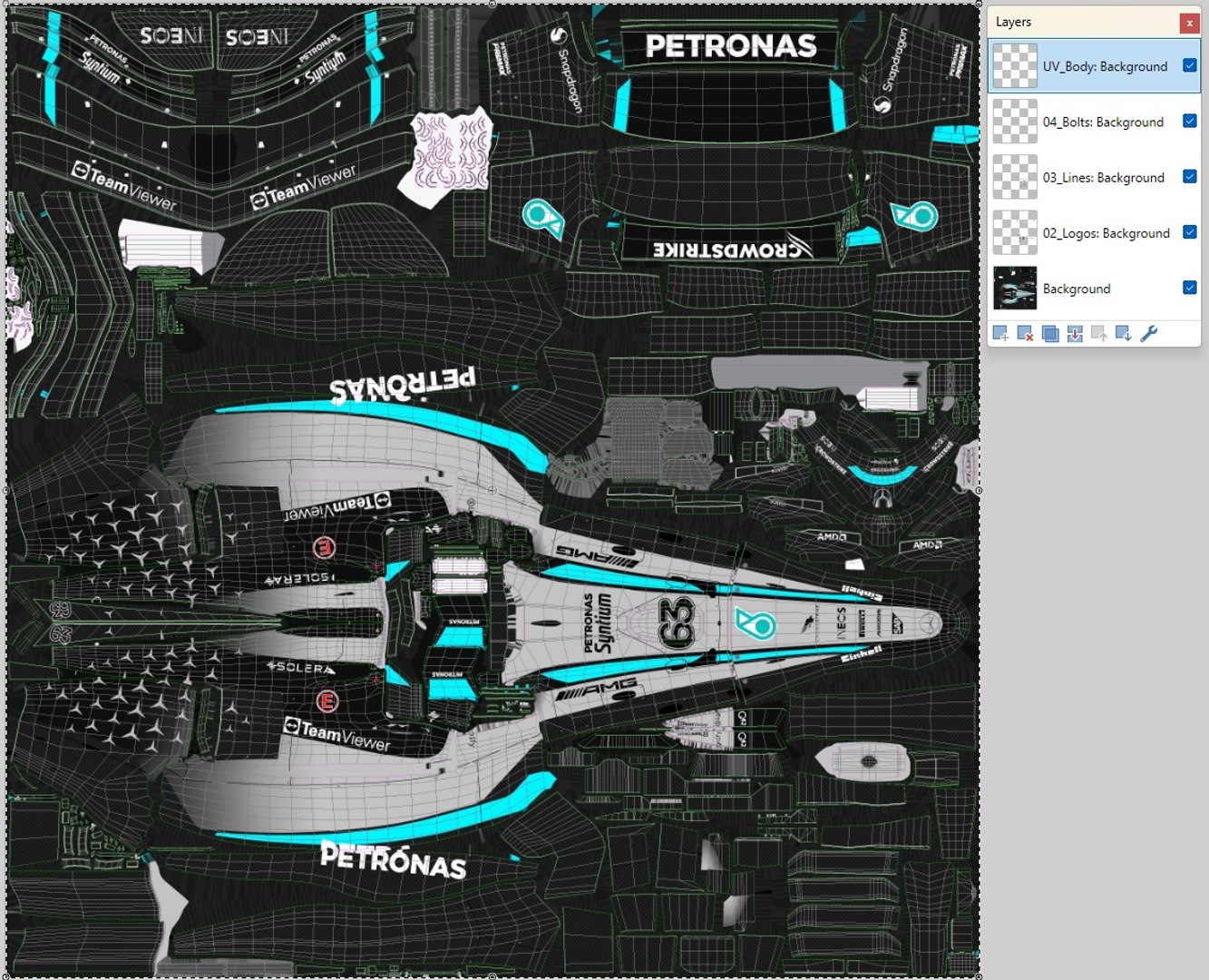 3D Mercedes F1 W16 2025 Formula 1 Race Car - TurboSquid 2379915