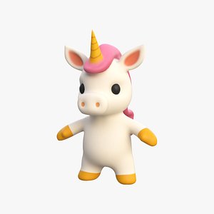Little animal baby - Unicorn cute - Animated 3D