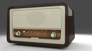 3D old radio