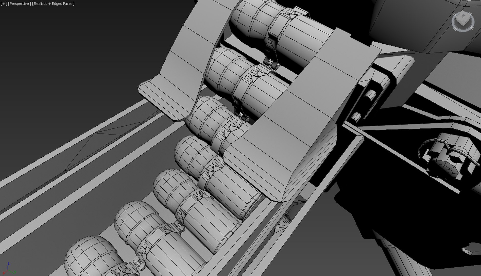 pbr grenade launcher 3d max