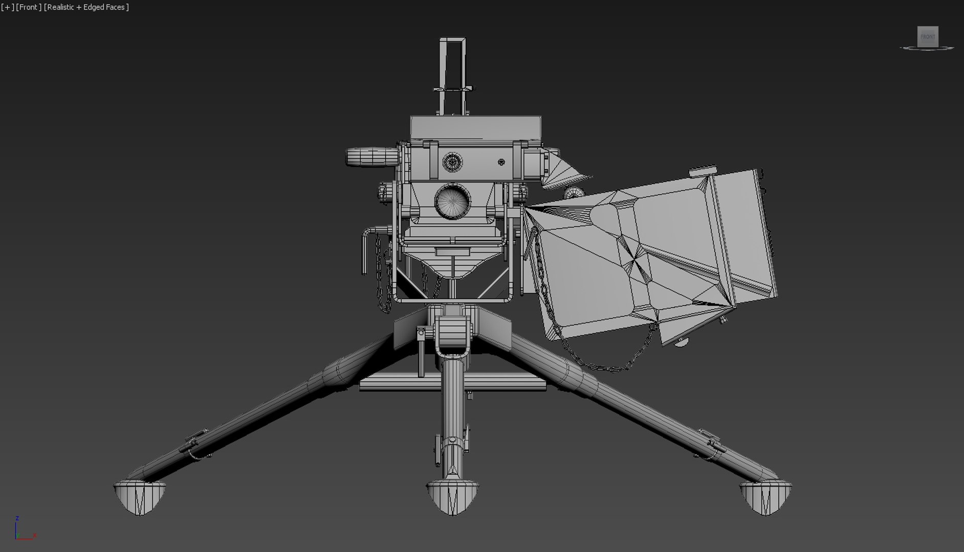 pbr grenade launcher 3d max