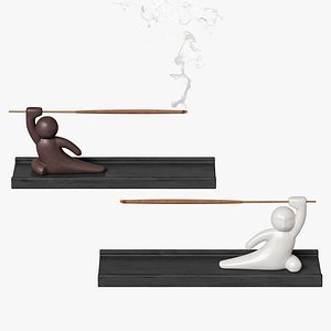 Kung Fu Incense Holder 3D