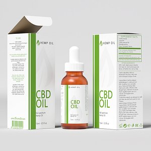 3D CBD Hemp Oil 03