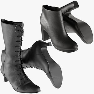 3D realistic heels 19 shoes