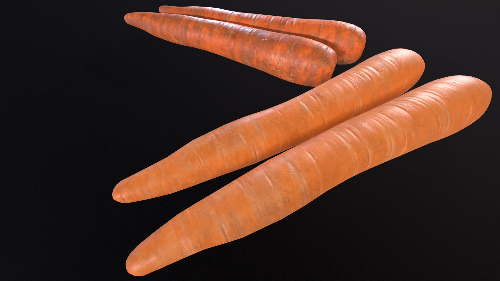 3D Carrots - TurboSquid 2175689