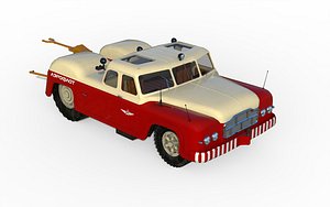 3D MAZ-541 aircraft tug model