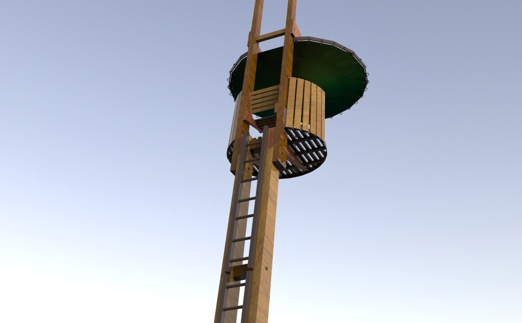 Lookout Tower 3D Model - TurboSquid 1557341