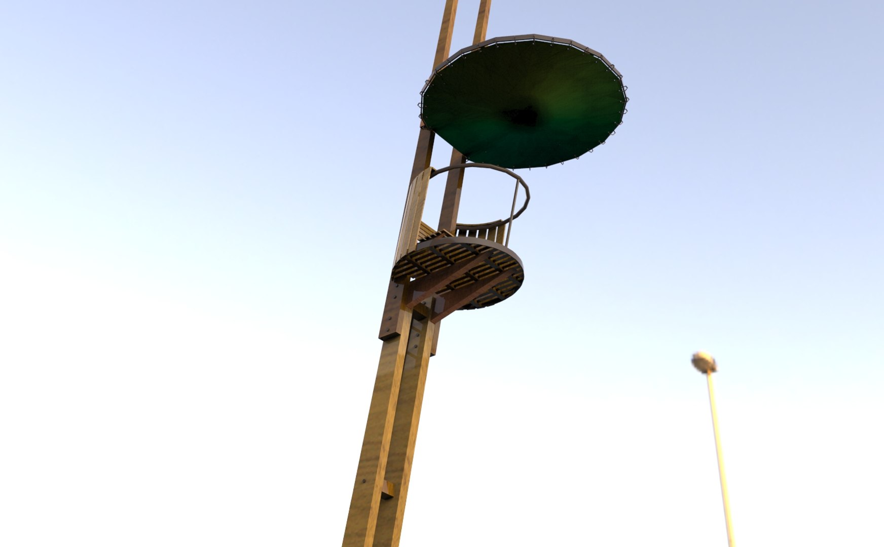 Lookout Tower 3D Model - TurboSquid 1557341