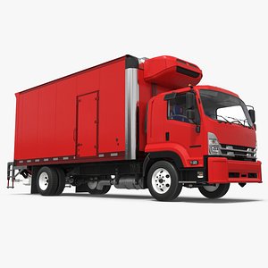 Commercial Vehicle Box Truck Red