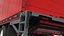 Camión de caja para vehículos comerciales rojo