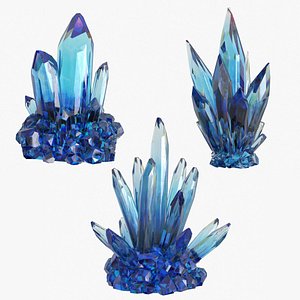 3D model Crystal Blue
