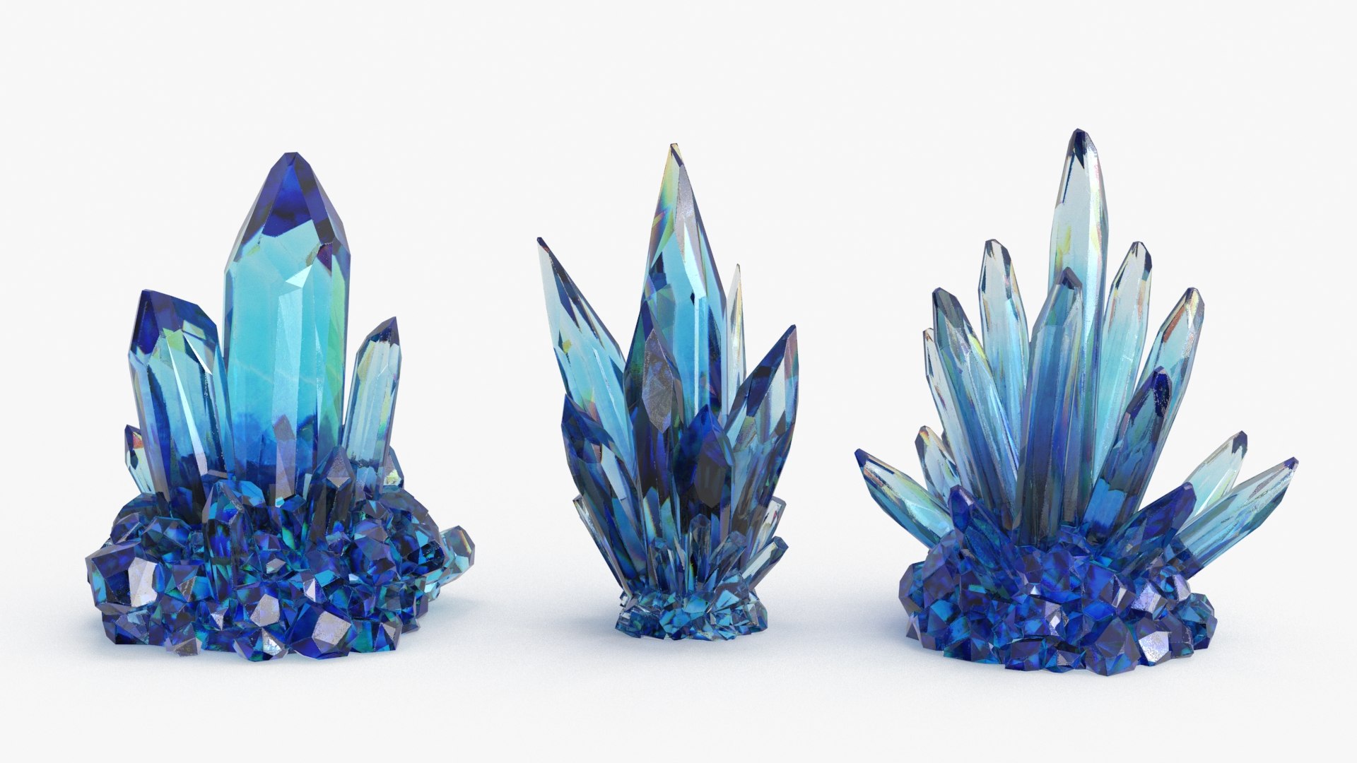 3D model Crystal Blue - TurboSquid 2152349
