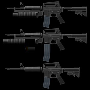 5.56 mm Assault Rifle (M4/M203)