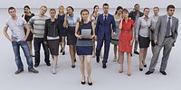 3DTree_llc citypeople collection x15 Pack