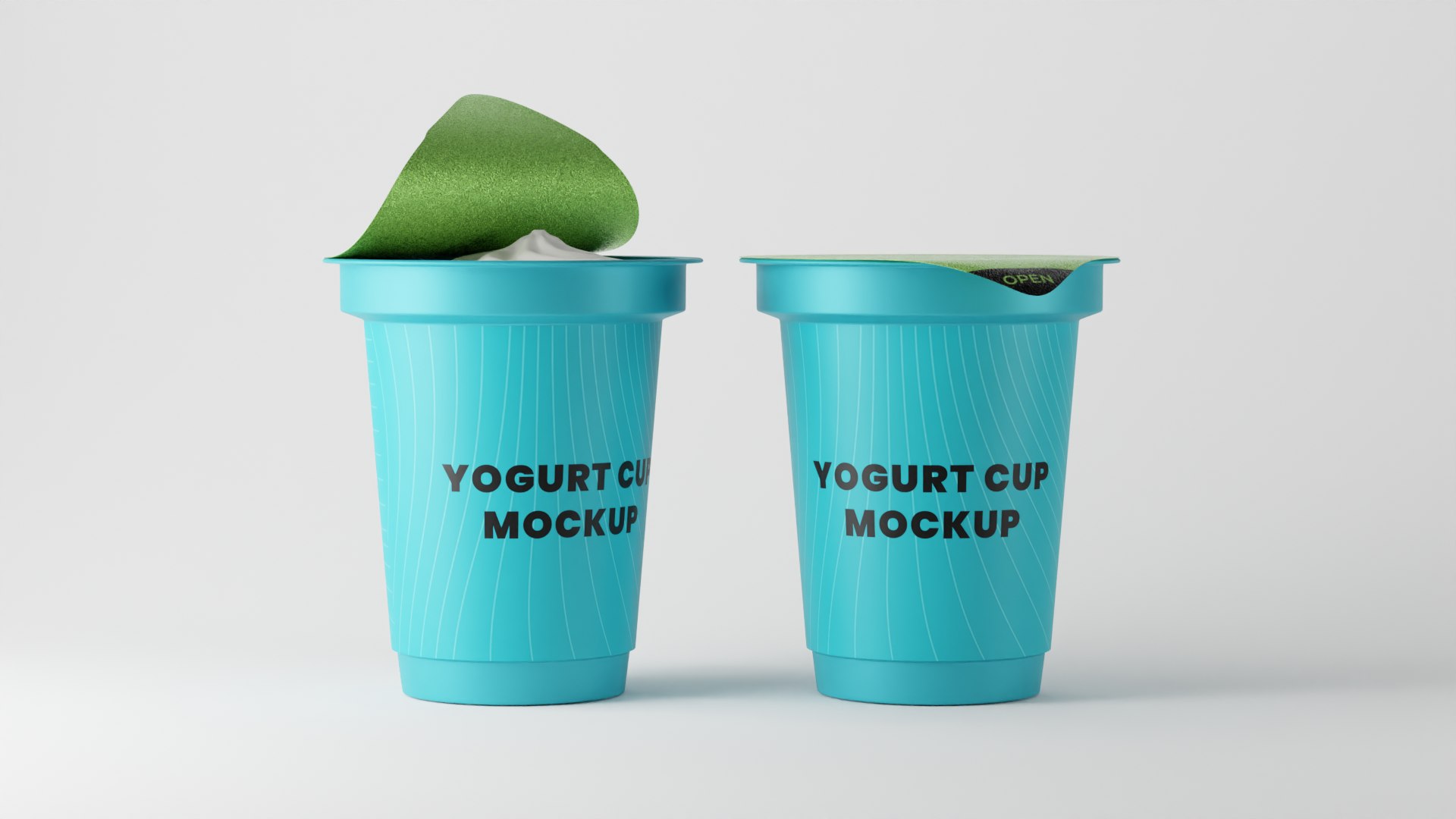 Yogurt Cup Mockup 3D Model 3D Model - TurboSquid 2321317