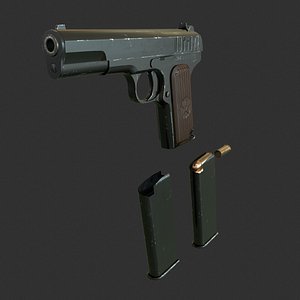 tt pistol 3D model