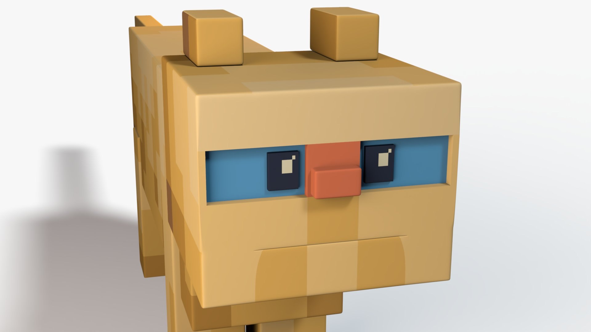 Minecraft Cat 3D Model - TurboSquid 2476572