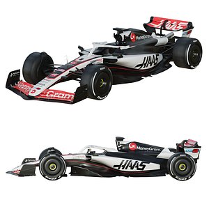 F1 Haas VF-25 2025 3D model
