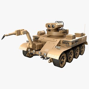 Robot Concept-3B-Desert 3D model