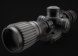 sniper scope 3D model