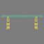 Restoration Hardware trestle salvaged wood extension dining table