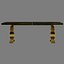 Restoration Hardware trestle salvaged wood extension dining table
