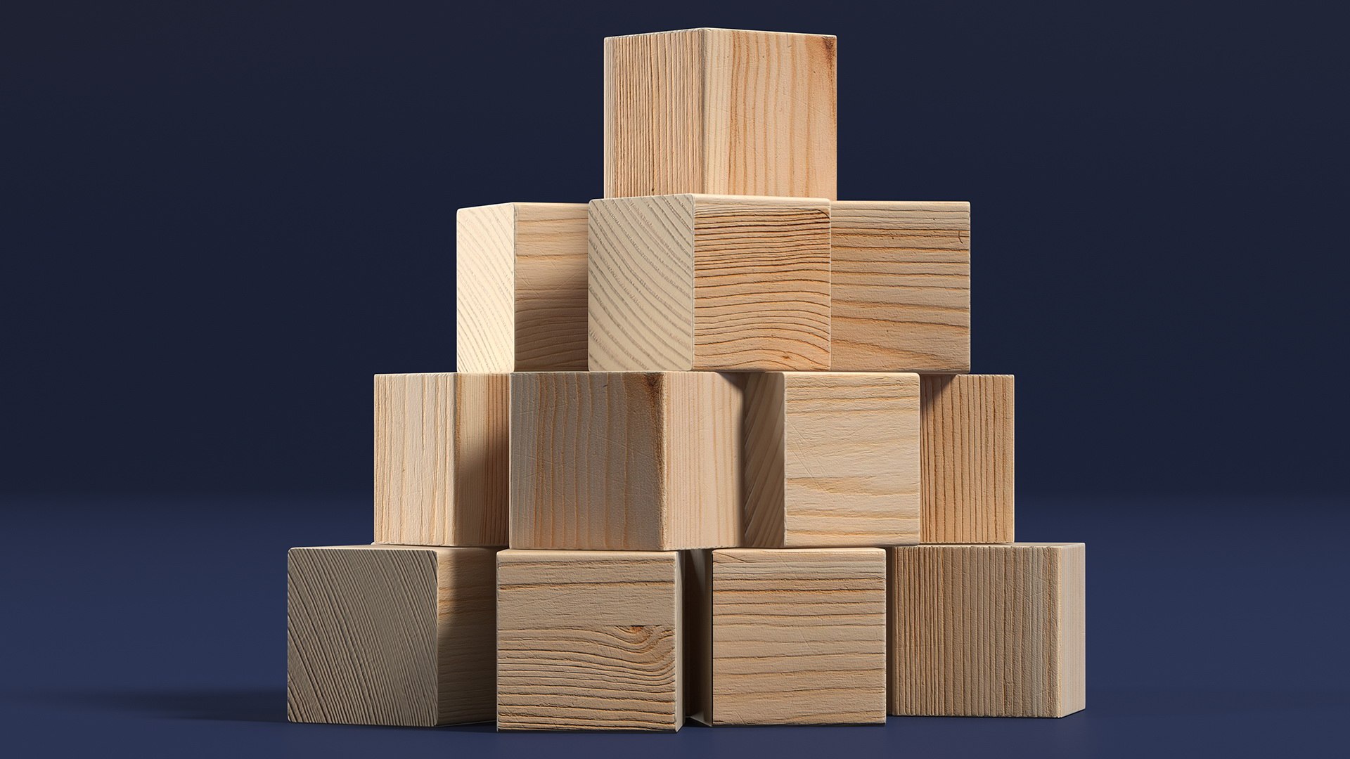 3D Baby Wooden Blocks - TurboSquid 1958466