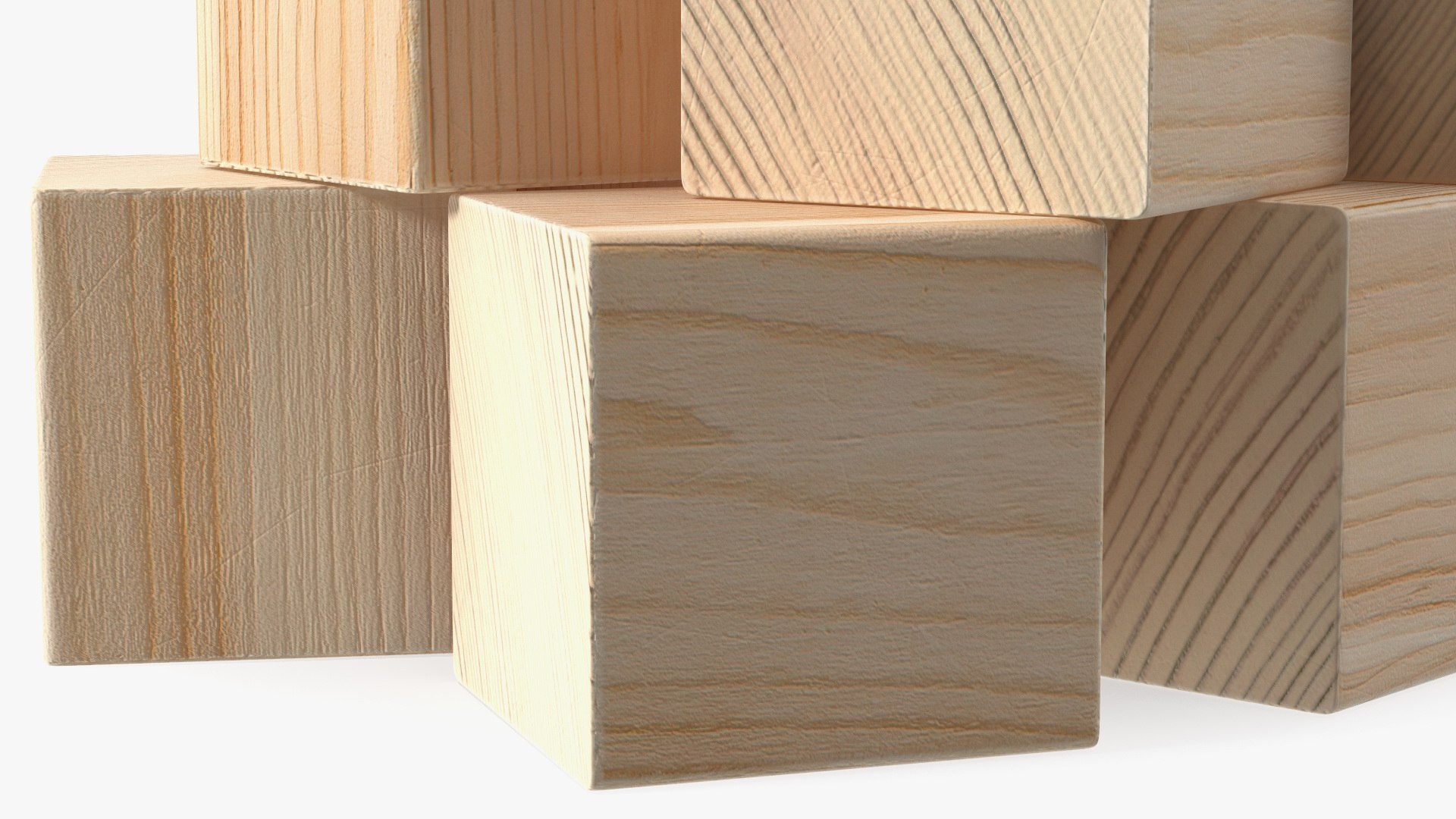 3D Baby Wooden Blocks - TurboSquid 1958466
