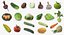Vegetables Collection 3D model