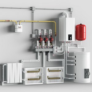 Boiler room 3D model