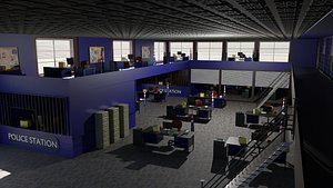 Police Station 3D model