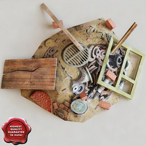 heap debris 3d 3ds