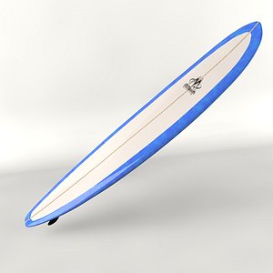 longboard surfboard 3ds