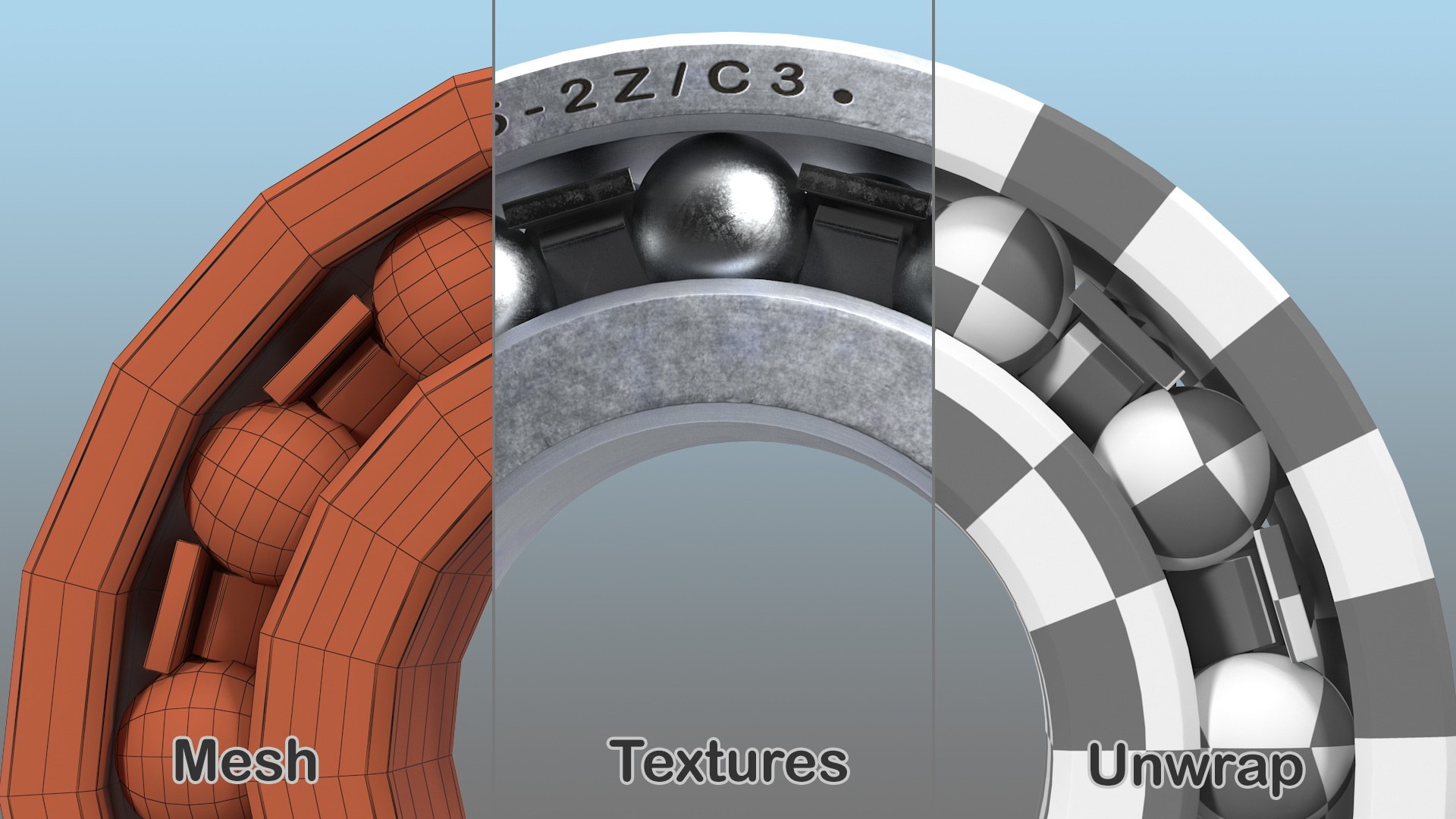 3D Bearing Cylindrical Roller - TurboSquid 1459658