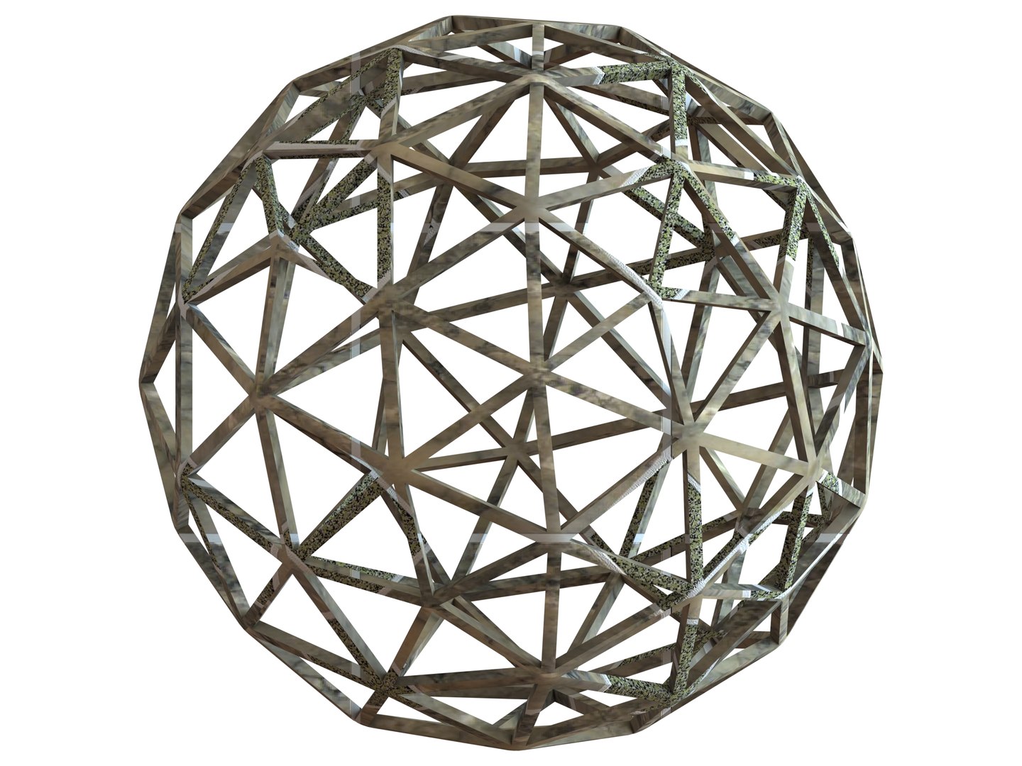 Wireframe Shape Pentakis Snub Dodecahedron Model - TurboSquid 2190730