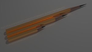 pencil 3D model