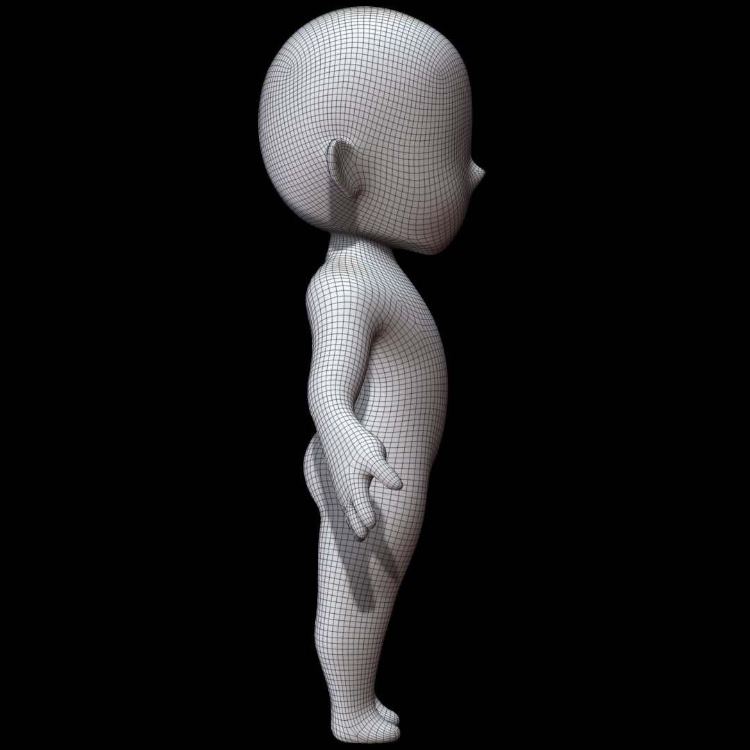 Child mesh 3D model - TurboSquid 1664371