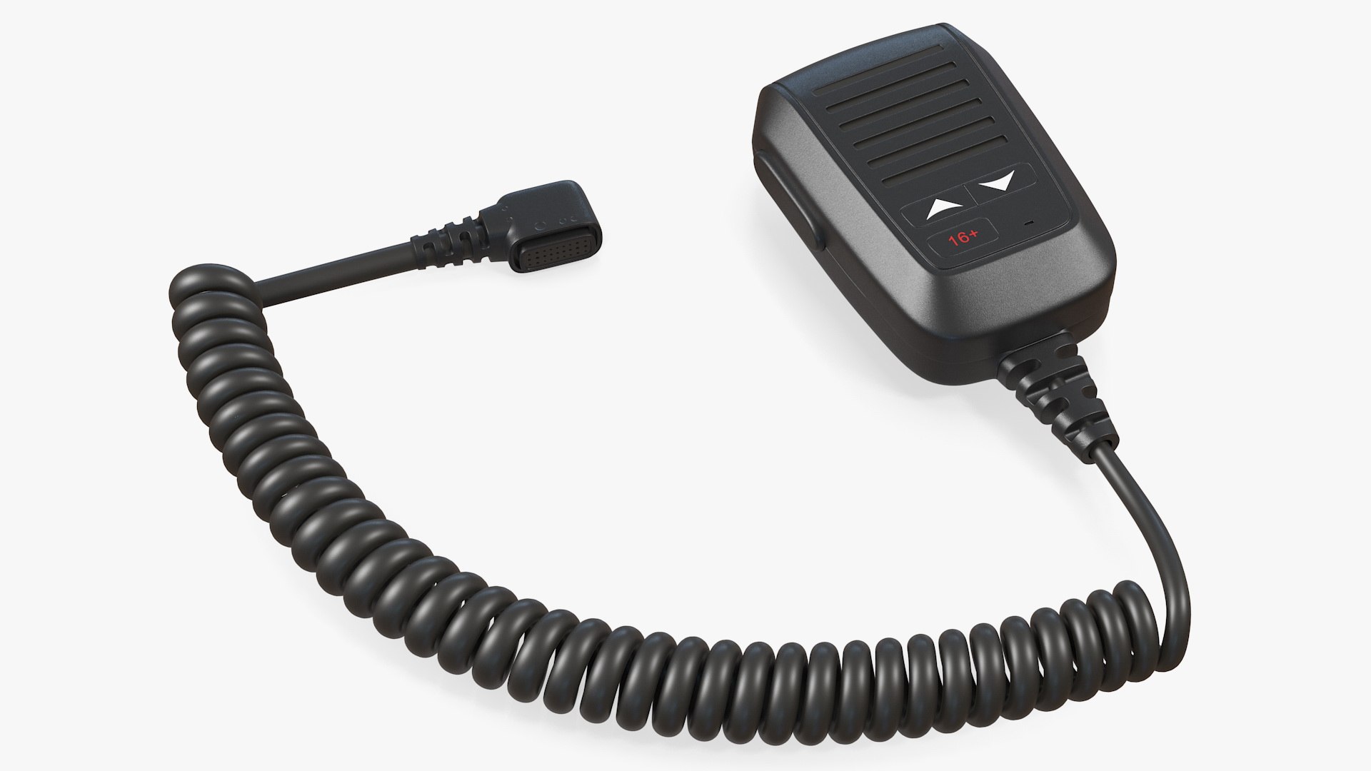 Marine Radio Fist Microphone 3D model preview