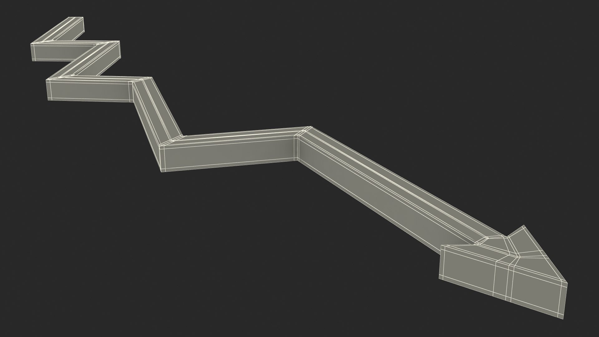 3D Arrow Graph - TurboSquid 1702980