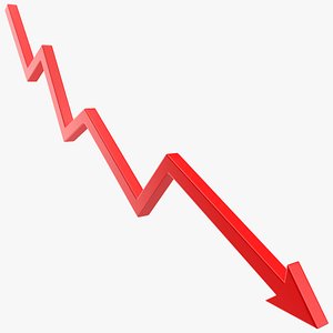 Arrow Graph Down